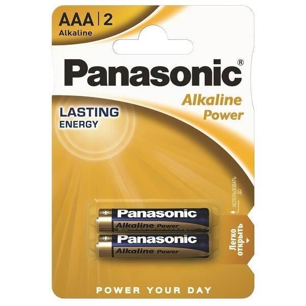 Батарейка Panasonic Alkaline Power LR03 ААА 1x2 шт. блистер Bronze