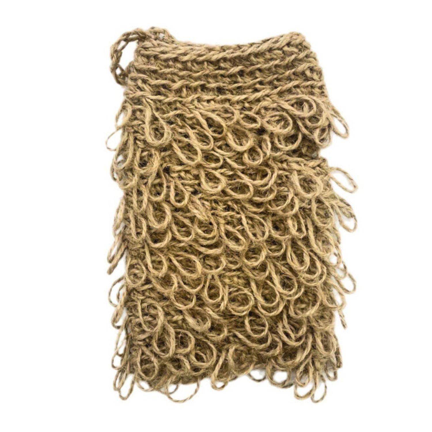 Мочалка для скраба джутовая натуральная (2244) Мочалка для скраба джутовая натуральная (2244)