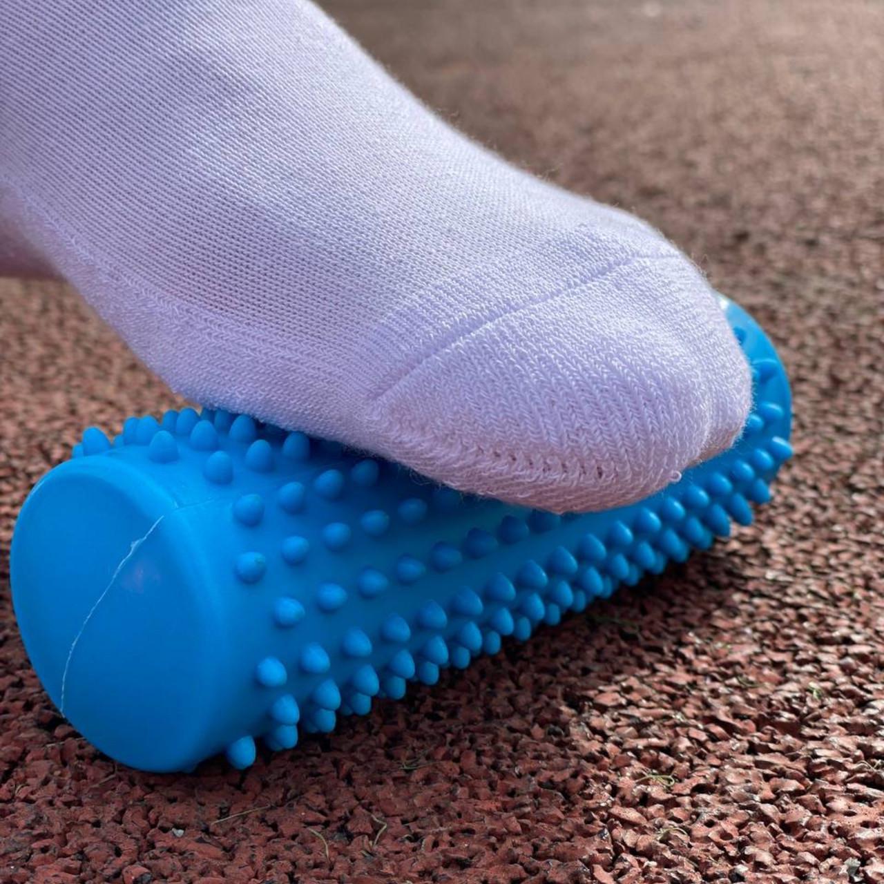 М'яч масажний Циліндр 14х5см Синій - фото 3 М'яч масажний Циліндр 14х5см Синій - фото 3