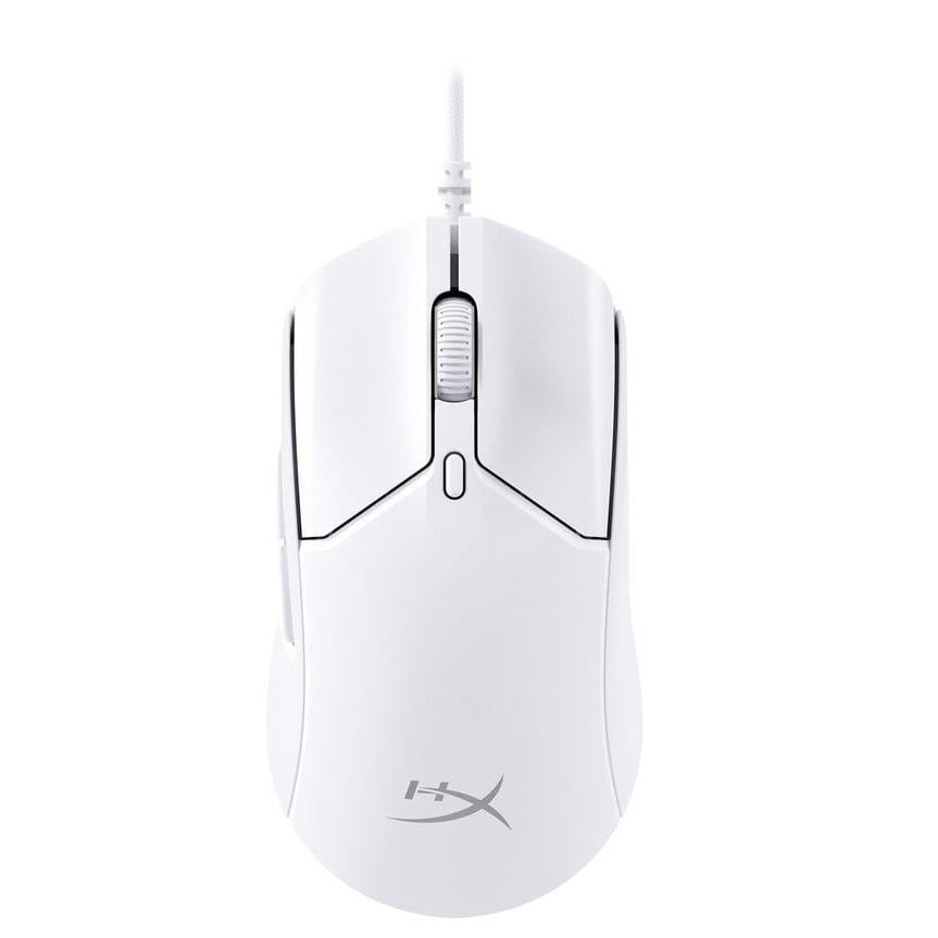 Мишка провідна ігрова HyperX Pulsefire Haste 2 RGB 26000 DPI 8000 Гц тефлонові глайди White (629411)