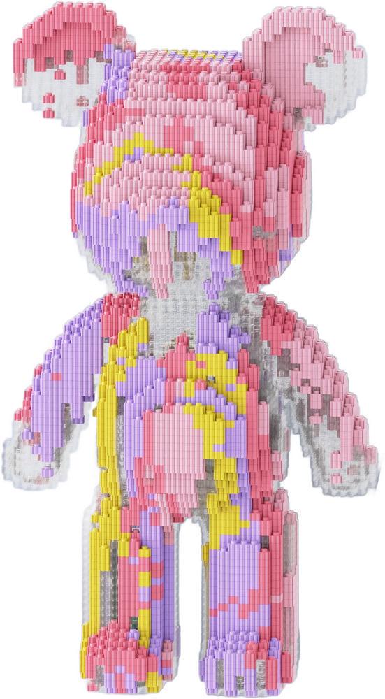 Конструктор 3D Magic Blocks SHLab BB-80 BearBrick Magic of Сolor 3688 детали 47 см (39121)