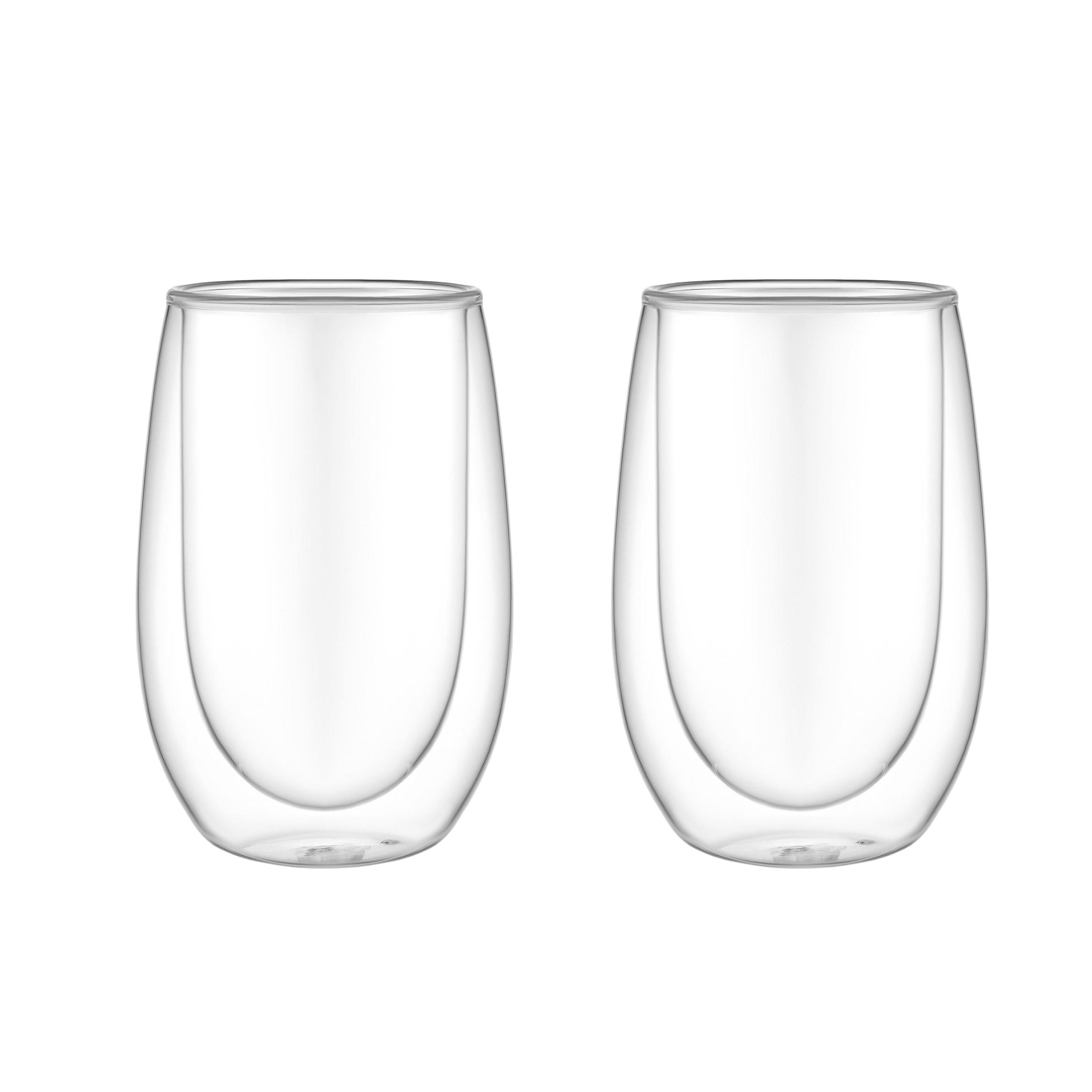 Набор чашек с двойными стенками Ardesto AR2635BW 350 мл 2 шт. Прозрачный (80118437)