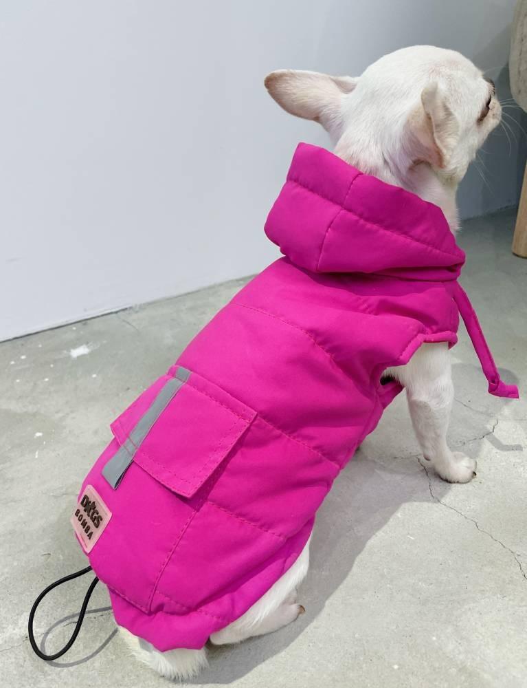 Жилет для собак кишеня G-84 р. 1 Малиновий (77280140)