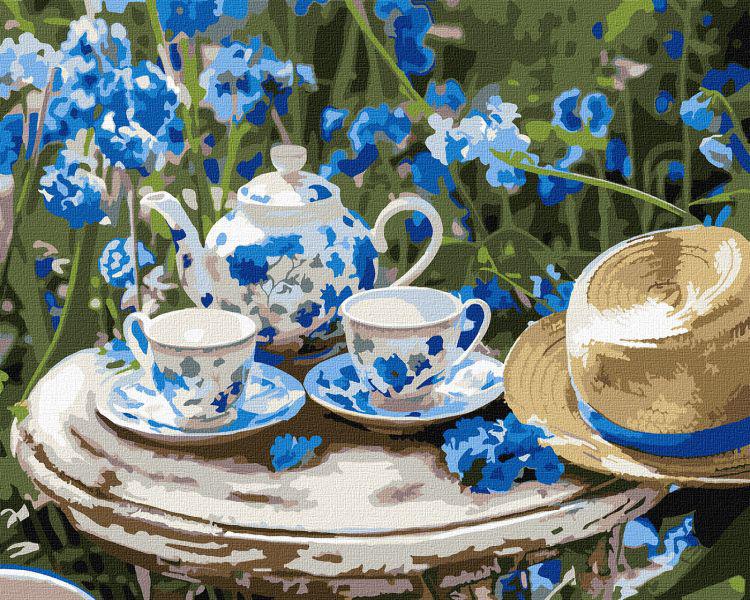 Картина по номерам Ideyka Утренний чай 40x50 см (Id-KHO5703)