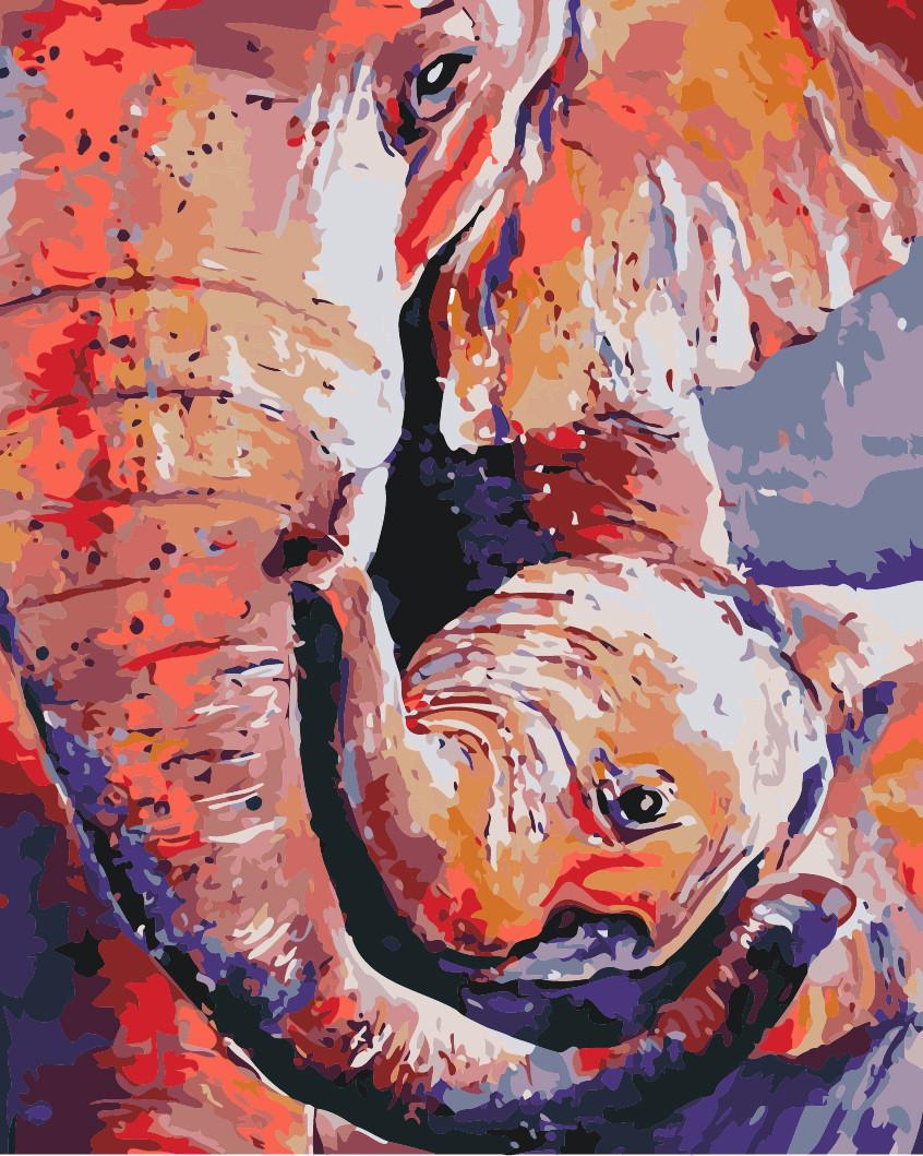 Картина за номерами Ідейка "Мамина любов" 40х50 см (skl-КНО2486)