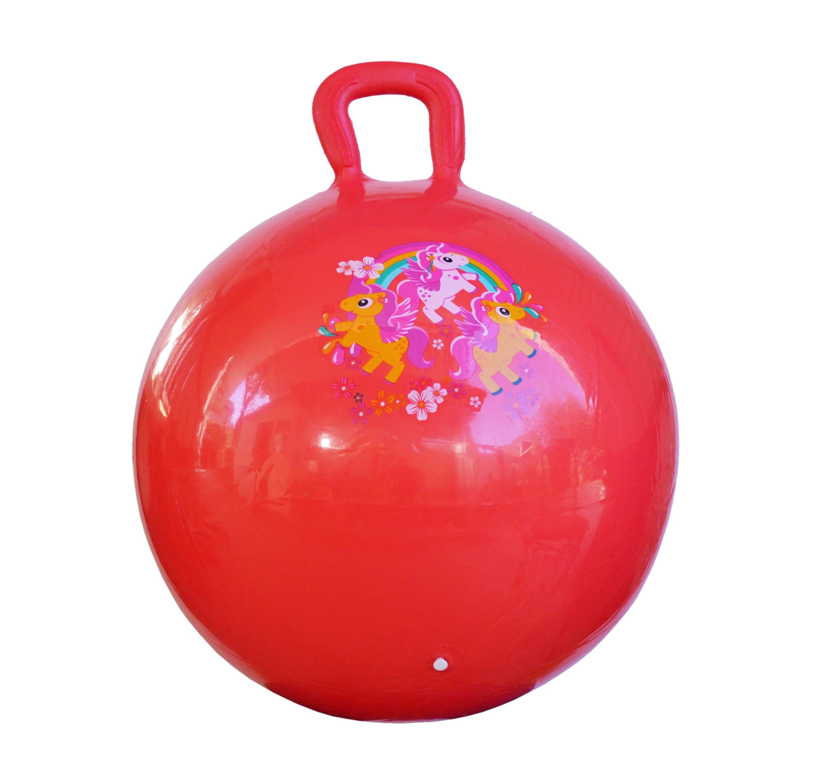 Мяч для фитнеса ND003 прыгун с ручкой