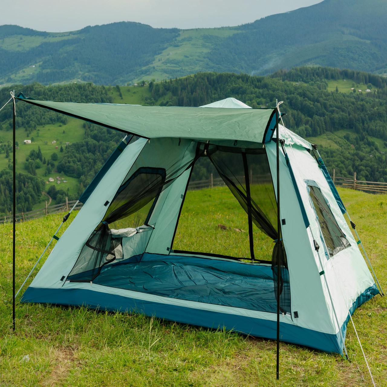 Палатка туристическая трехместная палатки с тентом (25743418) - фото 3 Палатка туристическая трехместная палатки с тентом (25743418) - фото 3