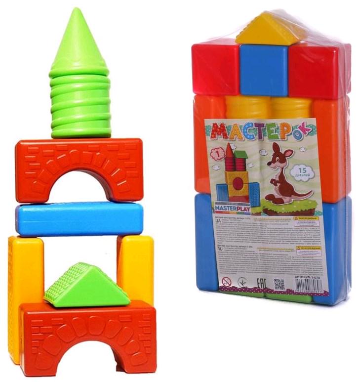 Конструктор Мастерок №1 Master Play 1-070 15 дет. (MTT-68421)