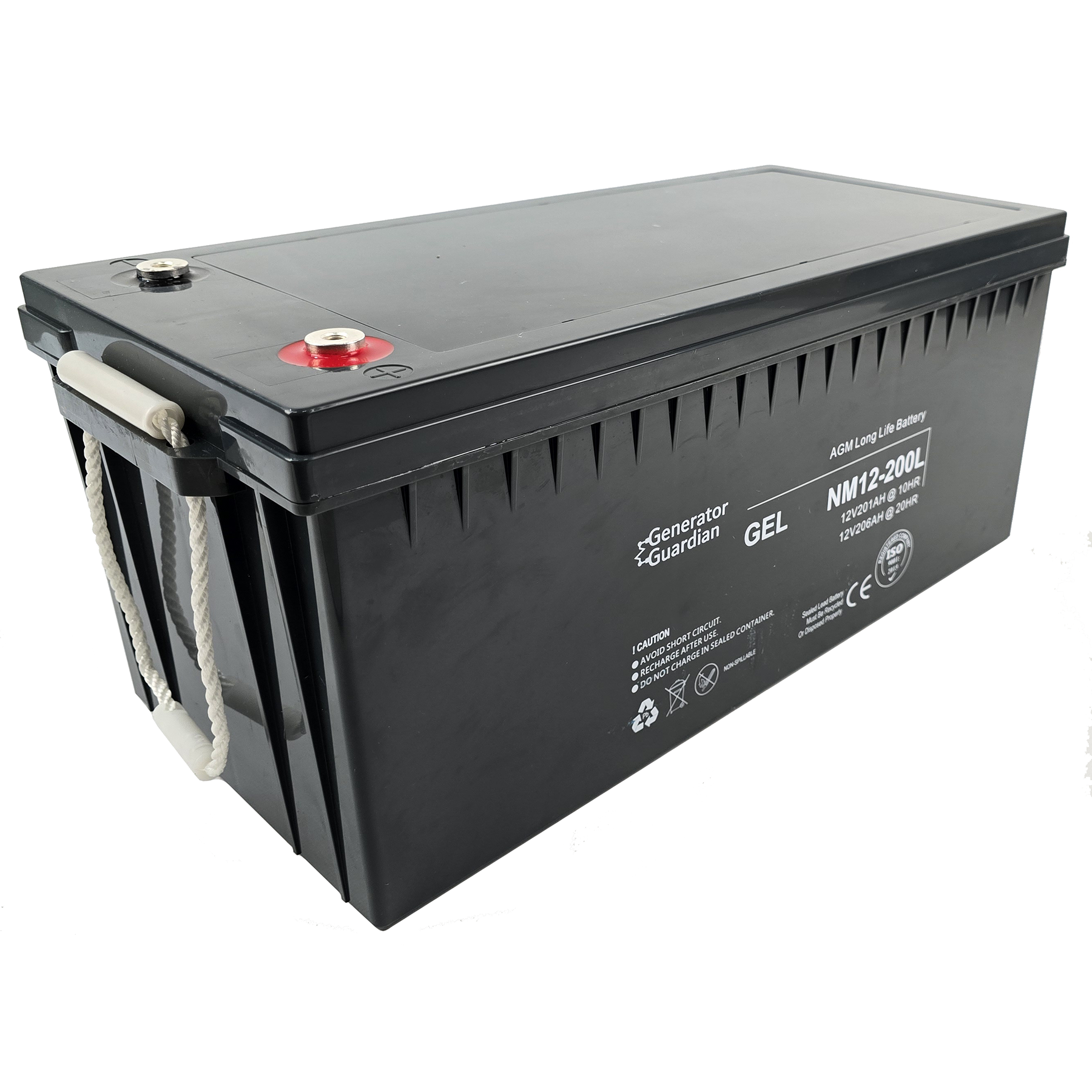 Аккумуляторная батарея Generator Guardian NM12200L GEL 12V 200Ah 2560Wh - фото 2