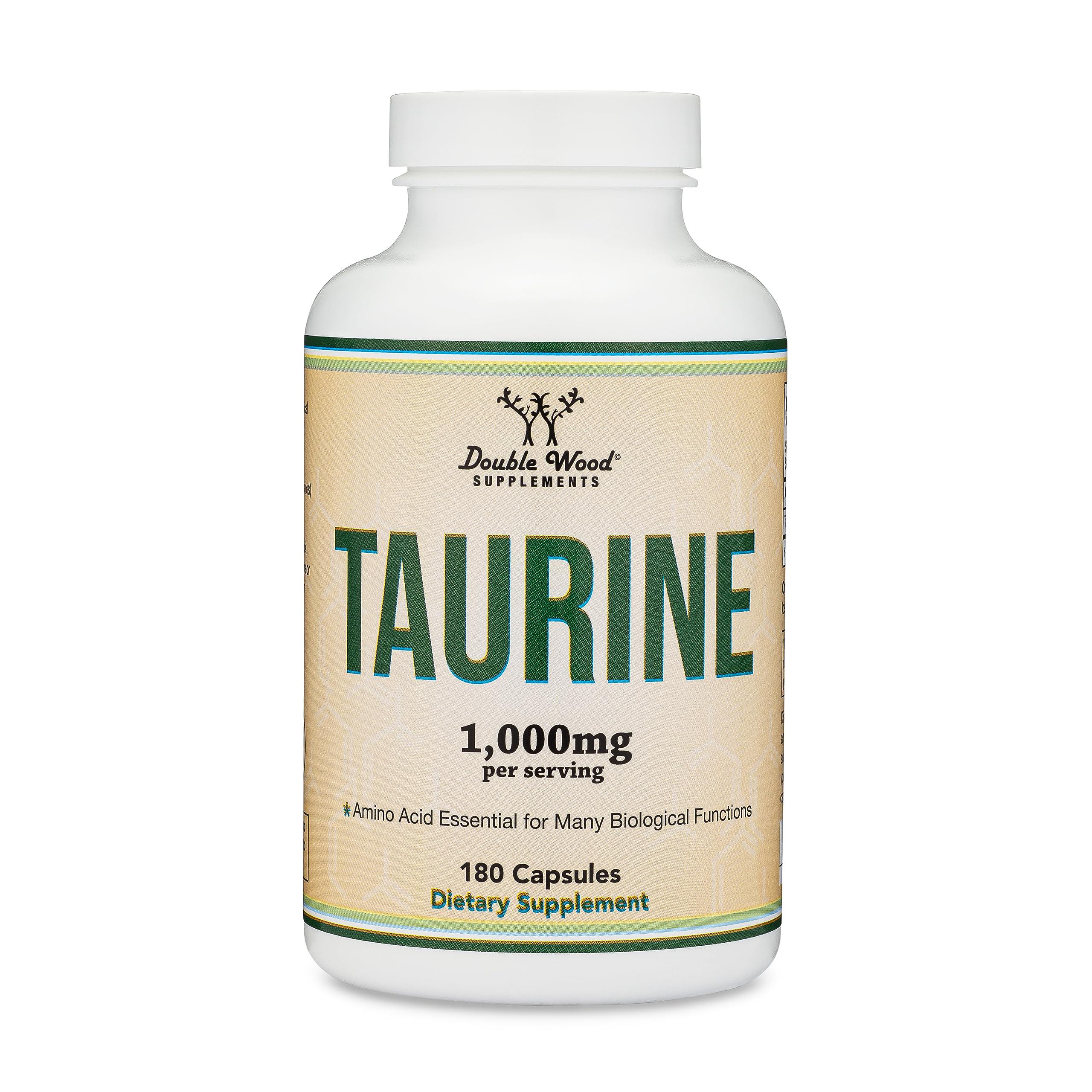 Таурин Double Wood L-Taurine 1000 mg 180 капс. Таурин Double Wood L-Taurine 1000 mg 180 капс.