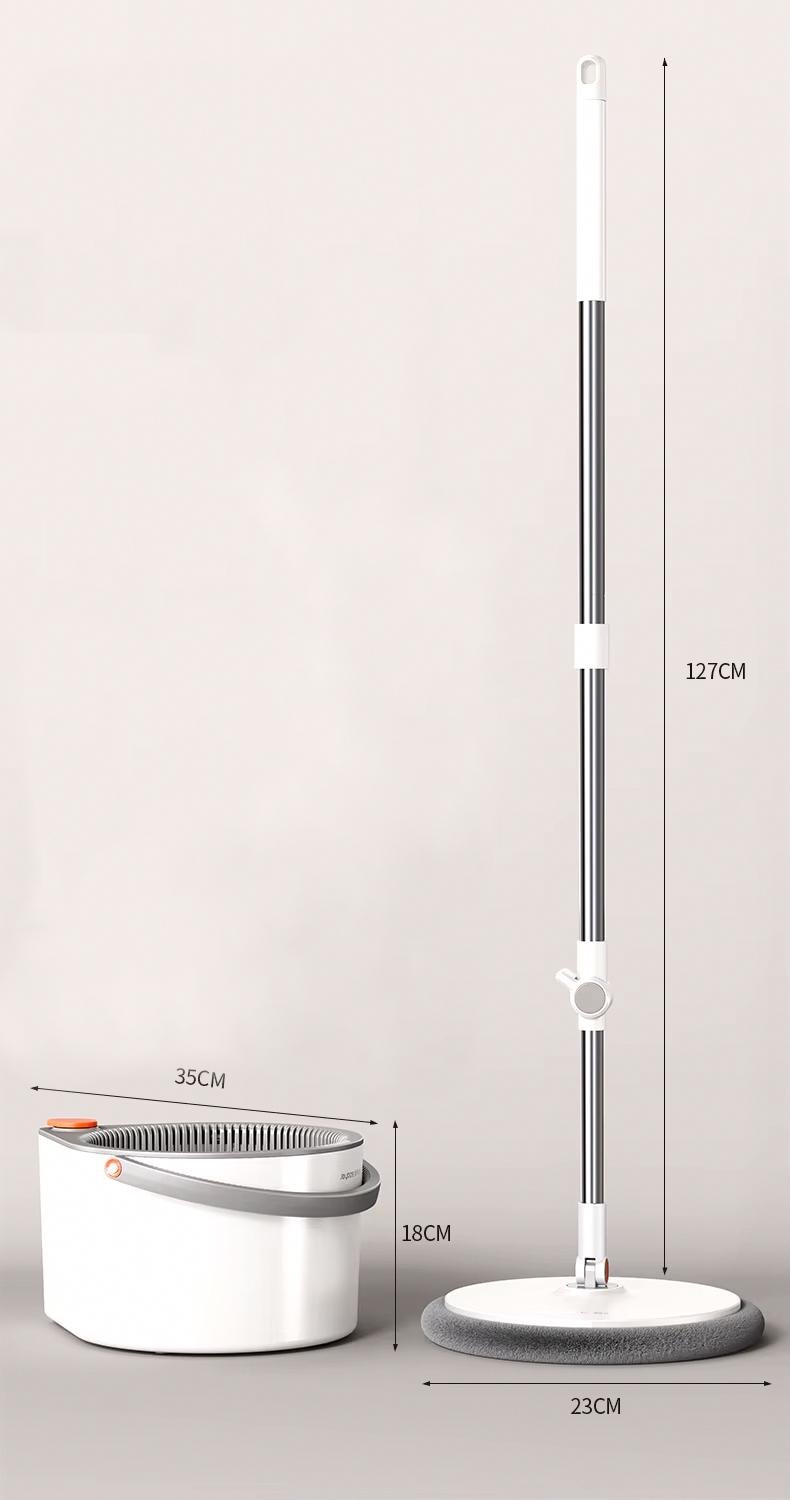Набор швабра и ведро с отжимом Joybos Spin Mop S01 (JBS-XZTB-S1F1-JWT2P) - фото 9