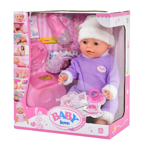 Пупс Baby Love 42 см интерактивный функциональный с аксессуарами (58721) Пупс Baby Love 42 см интерактивный функциональный с аксессуарами (58721)