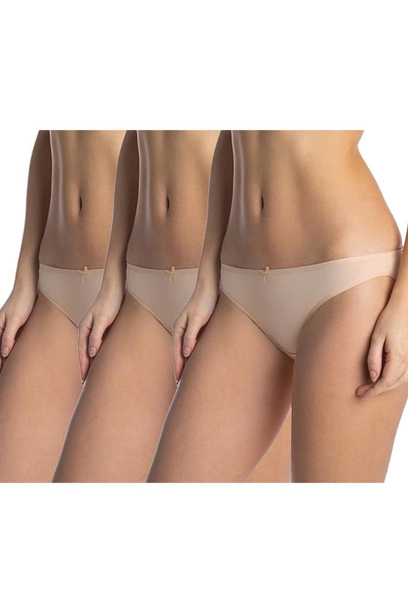 Трусики слип Lama р. 2/S 3 шт. Телесный (67630)