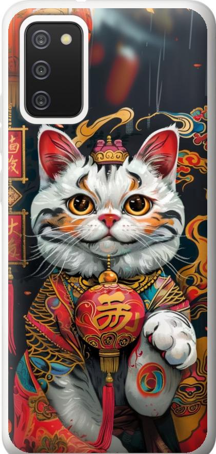 Чехол на Samsung Galaxy A02s A025F China Cat v2 (6135t-2203-42517) Чехол на Samsung Galaxy A02s A025F China Cat v2 (6135t-2203-42517)