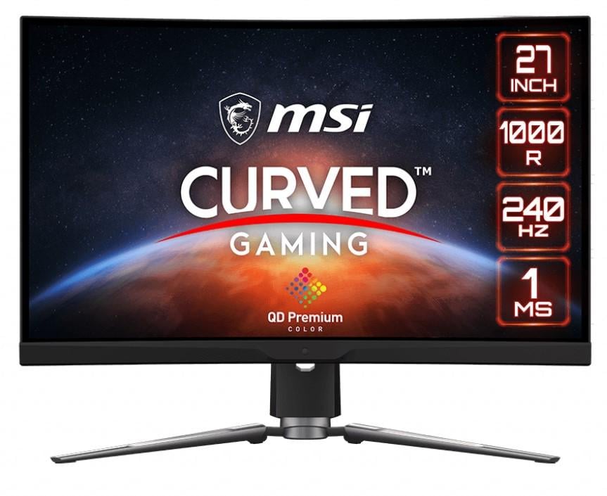 Монітор ігровий вигнутий з HDR MSI MPG Artymis 273CQRX QD 27" (4719072800222)