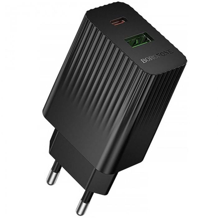 Зарядное устройство сетевое Borofone BAS76A Source PD30W+QC3.0 charger Black (6941991122873)