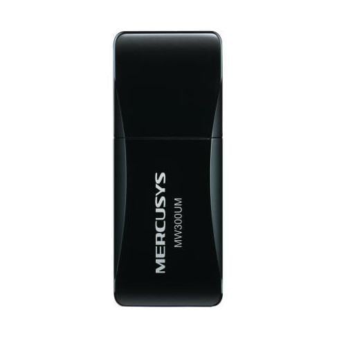 Адаптер Mercusys MW300UM Mini USB IEEE802.11b/g/n WPA WPA2 2,4 GHz (559639)