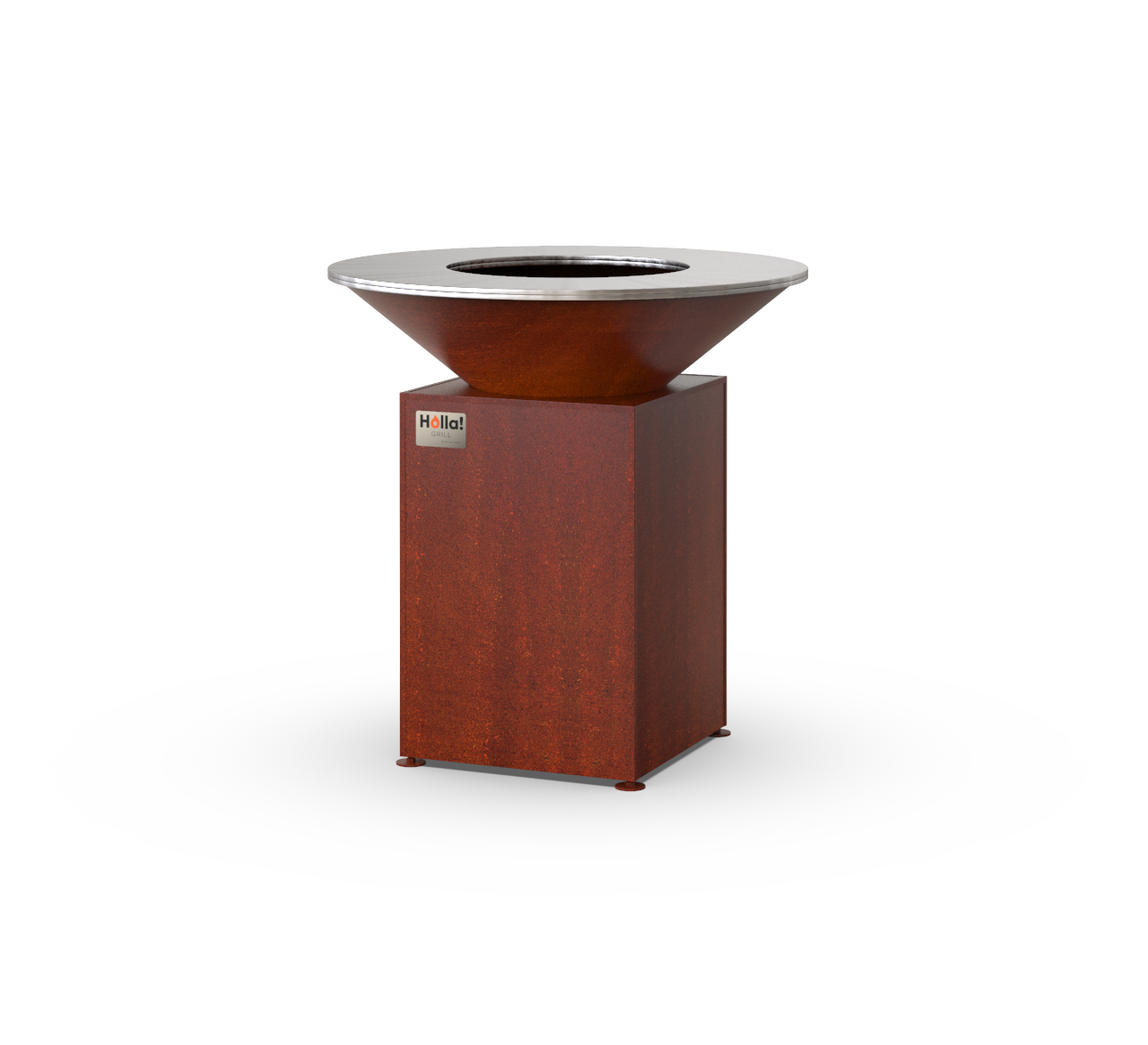 Гриль-мангал барбекю Smoke House Holla Grill Rust закрита тумба (600003)