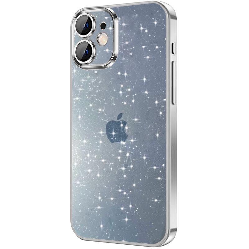 Противоударный чехол TPU+PC Glittershine для Apple iPhone 12 (6.1") Silver