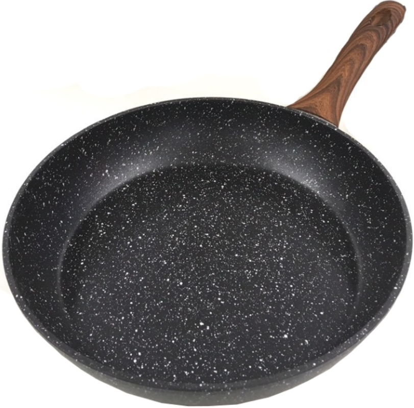 Сковорода Benson BN-523 з мармуровим антипригарним покриттям 22 см (PTLNN-001)