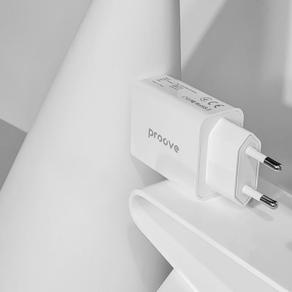 Зарядное устройство сетевое Proove Rapid 10,5W 2USB White (34914) - фото 9