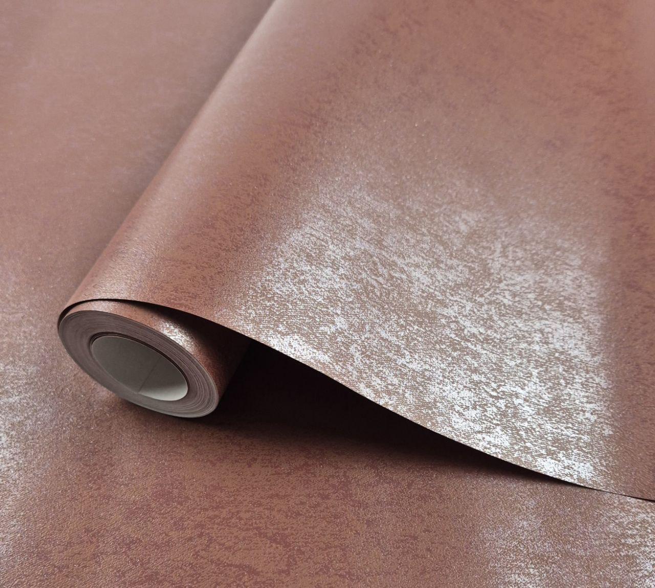 Обои виниловые на флизелине Marburg 55710 для спальни/гостиной/кабинета 0,53x10,05 м Бордово-кирпичный(2785922027)