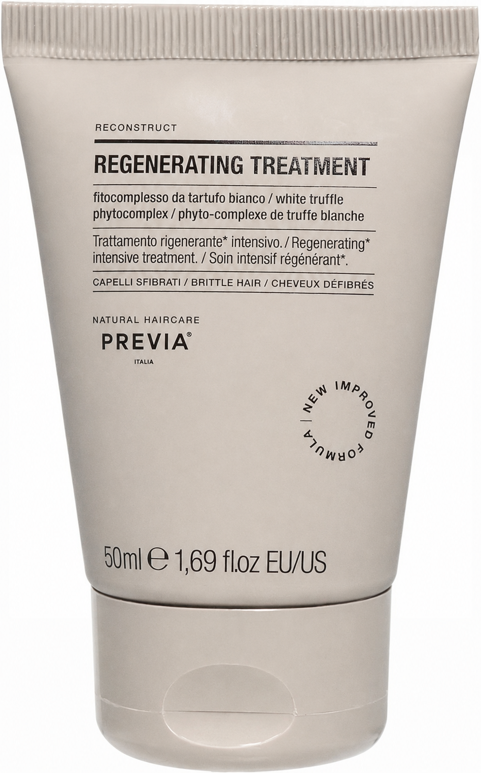 Маска филлер-уход для волос интенсивная PREVIA Natural Haircare RECONSTRUCT 50 мл (13802)