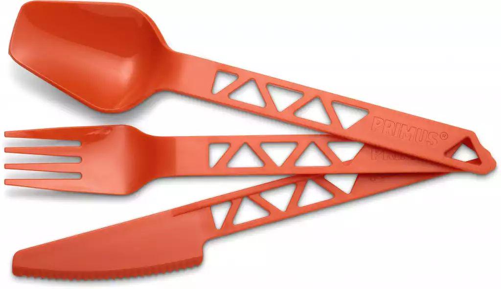 Столовый набор Primus Lightweight TrailCutlery Tangerine (740615)