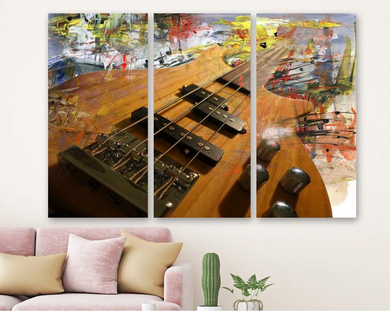 Модульная картина на холсте KIL Art Гитара из трех частей 128x81 см (M3_L_264) Модульная картина на холсте KIL Art Гитара из трех частей 128x81 см (M3_L_264)