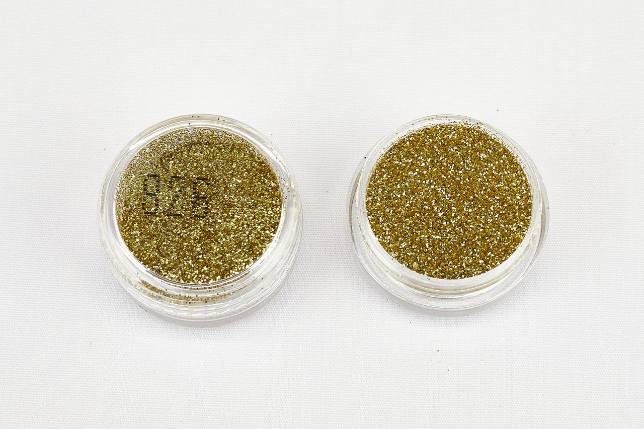 Глітер 826 0,2 мм 1/128 2 мл Золотий бронзовий (078261) - фото 2 Глітер 826 0,2 мм 1/128 2 мл Золотий бронзовий (078261) - фото 2