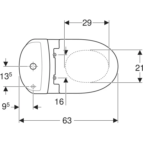 Бачок керамический для унитаза Kolo Runa нижний подвод (L84000000) - фото 6