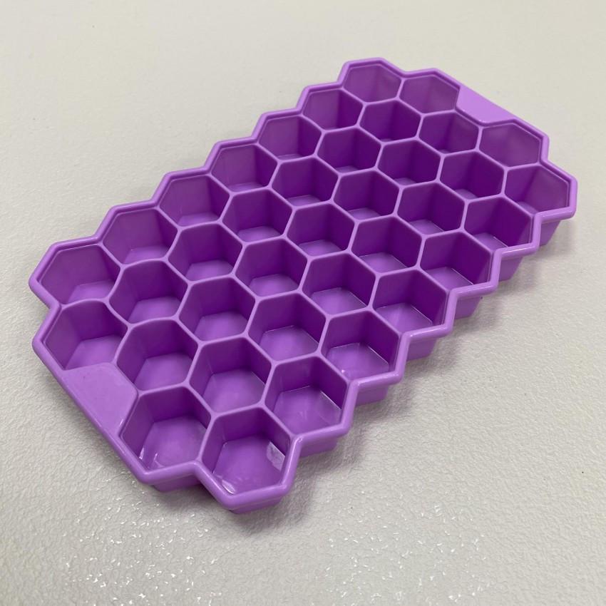 Форма силиконовая для льда Stenson MH-3017 Соты 20,6x12x2,3 см Фиолетовый (2136415610)