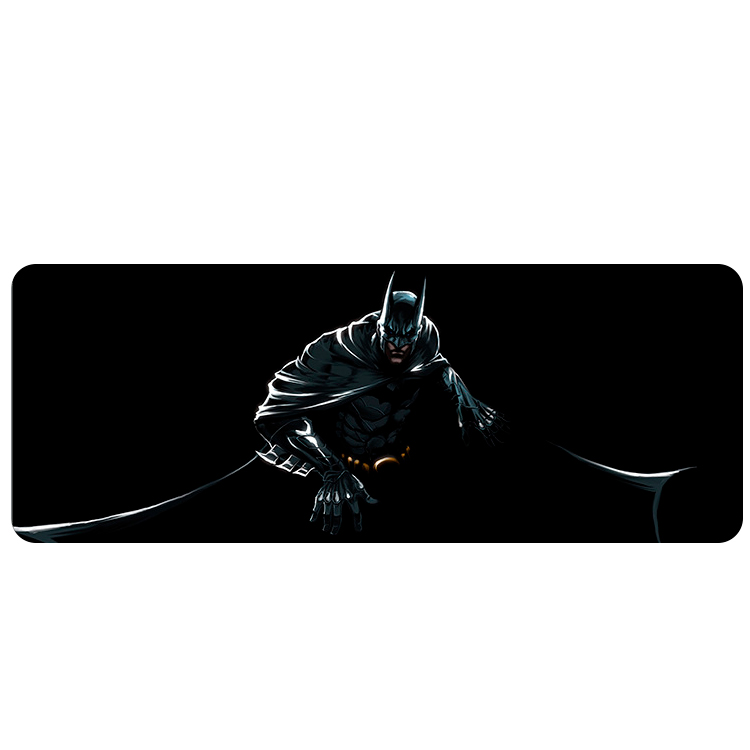 Килимок тканинний Бетмен з прошивкою 2х300x800 мм Чорний (YUT_V7580)