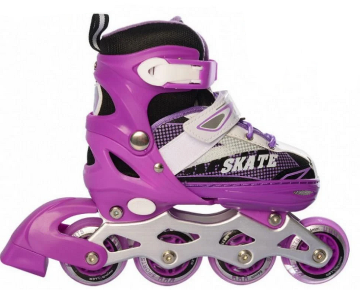 Ролики Profi A 4123-XS-V Фиолетовый (27-30)