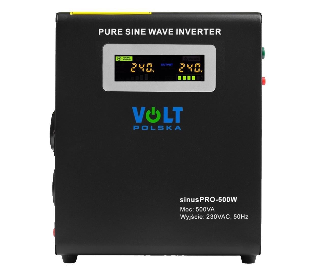 Джерело безперебійного живлення резервне Volt Polska Sinus Pro 500 W 12/230V 300/500W (3SP095012W)