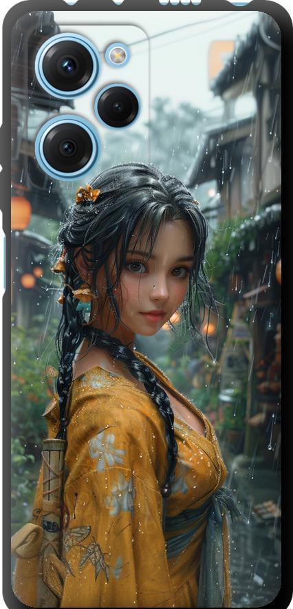 Чехол на Xiaomi Poco X5 Pro 5G Anime-girl (6133b-3027-42517)