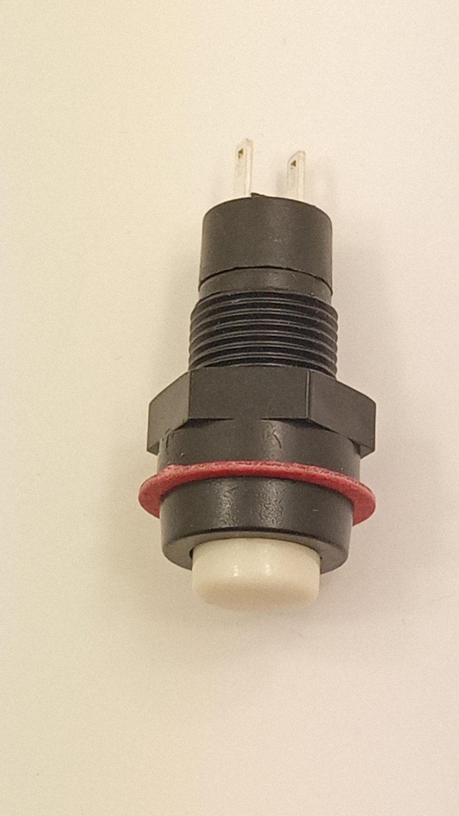 Кнопка з фіксацією DS-211 10 мм Бiлий (32455)