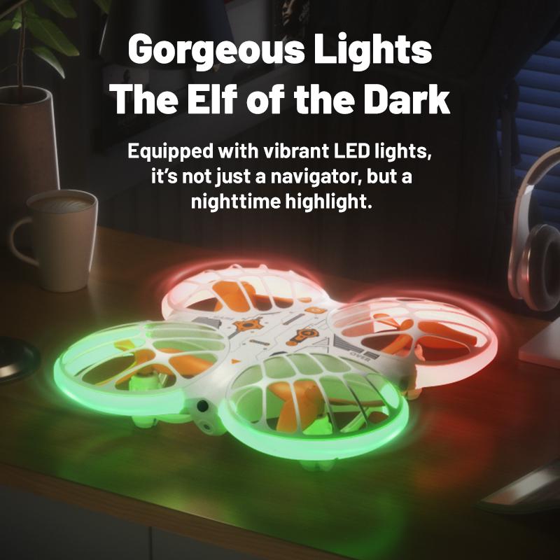 Квадрокоптер JJRC H122 з камерою та підсвіткою Білий (2417) - фото 4 Квадрокоптер JJRC H122 з камерою та підсвіткою Білий (2417) - фото 4