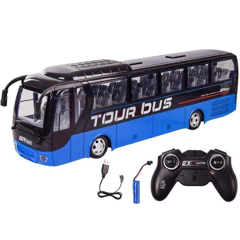 Радиоуправляемая машинка Tour Bus Автобус USB 2,4GHz с подсветкой фар/аккумулятором 3,7V (32509294)