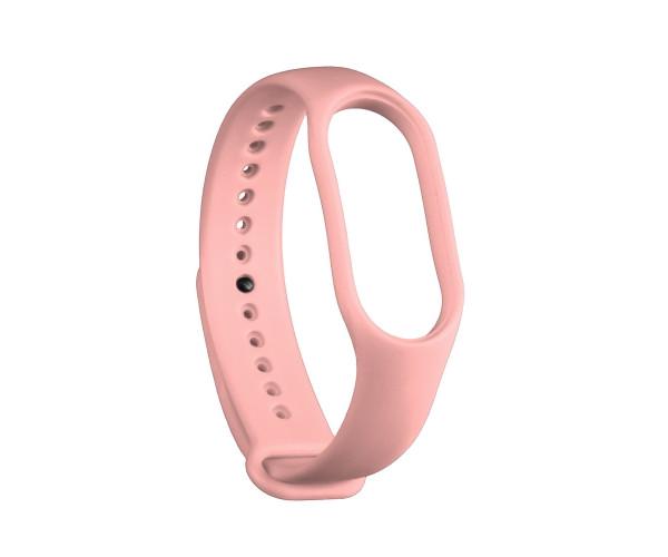 Ремінець Silicone для Xiaomi Mi Band 5/6/7 Design Light Pink