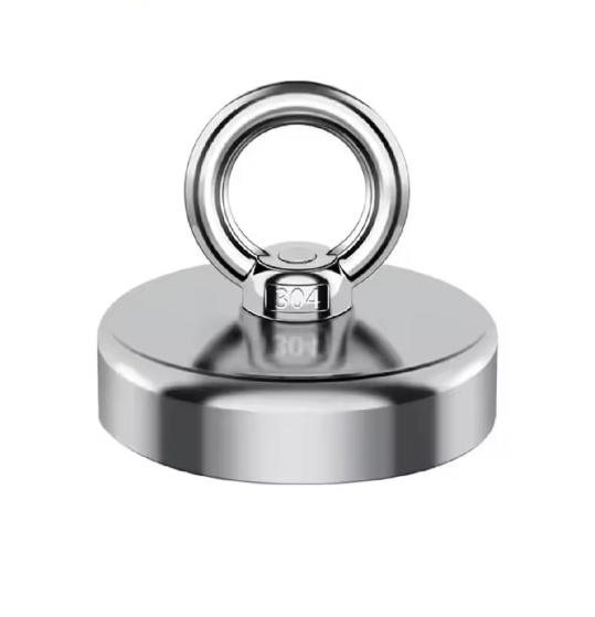Магніт неодимовий пошуковий з кільцем до 25 кг 32х27 мм Магніт неодимовий пошуковий з кільцем до 25 кг 32х27 мм