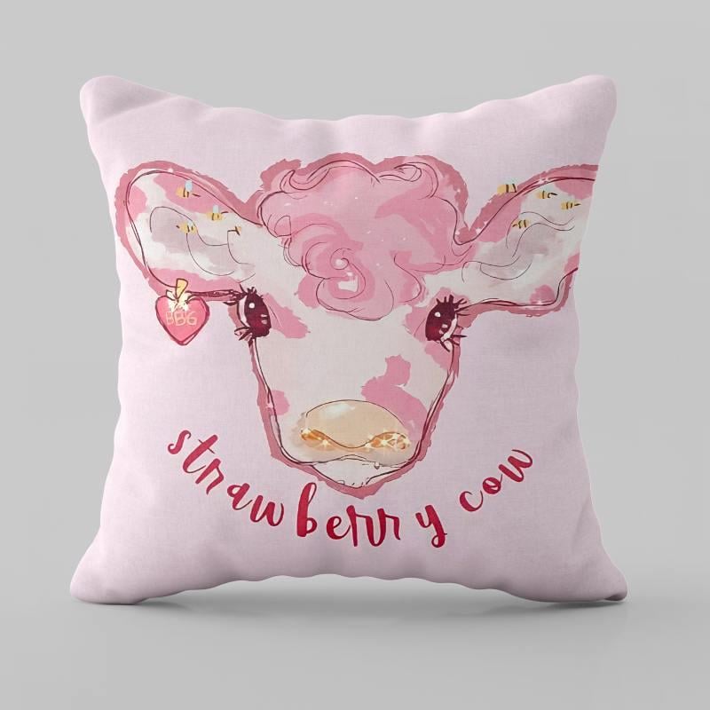 Подушка 3D Strawberry Cow 28936 50х50 см (5046339)