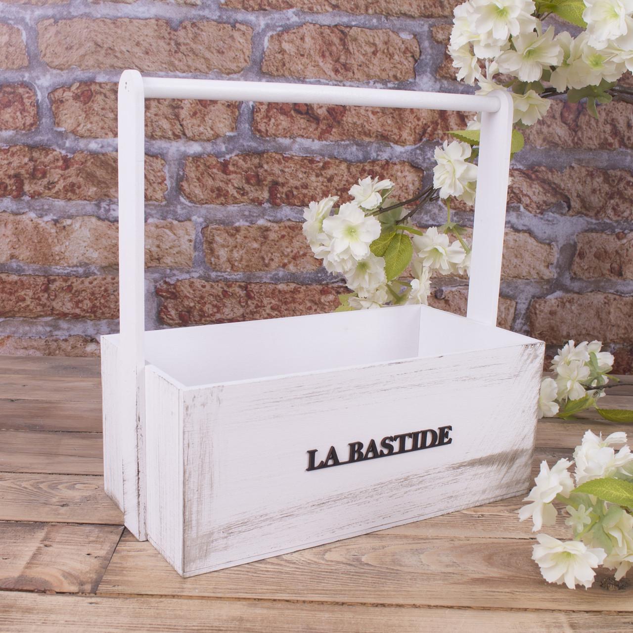 Ящик деревянный с ручкой La Bastide (2317)