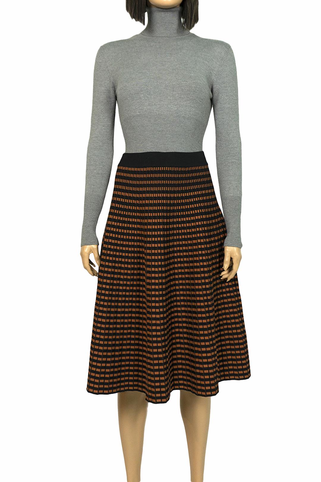 Юбка миди двухсторонняя трикотажная Forza Viva MW-KS-1901B р. 44 Терракотовый (17852320) - фото 4 Юбка миди двухсторонняя трикотажная Forza Viva MW-KS-1901B р. 44 Терракотовый (17852320) - фото 4