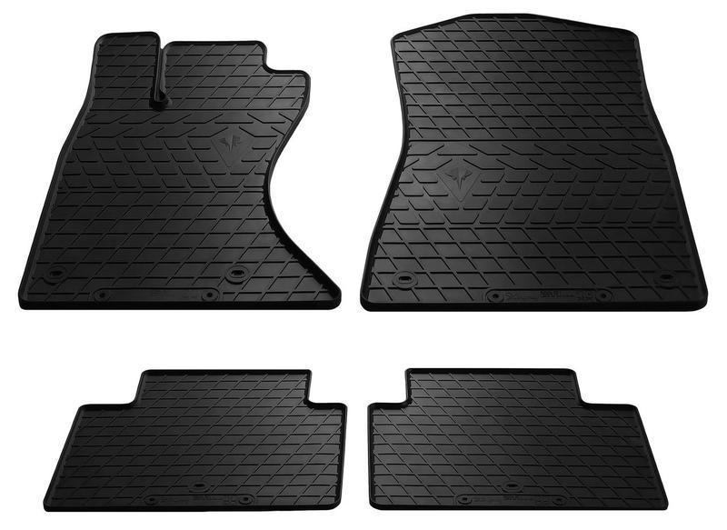Коврики резиновые Stingray для Lexus GS 4WD 05- design 2016 4 шт. (1028054)