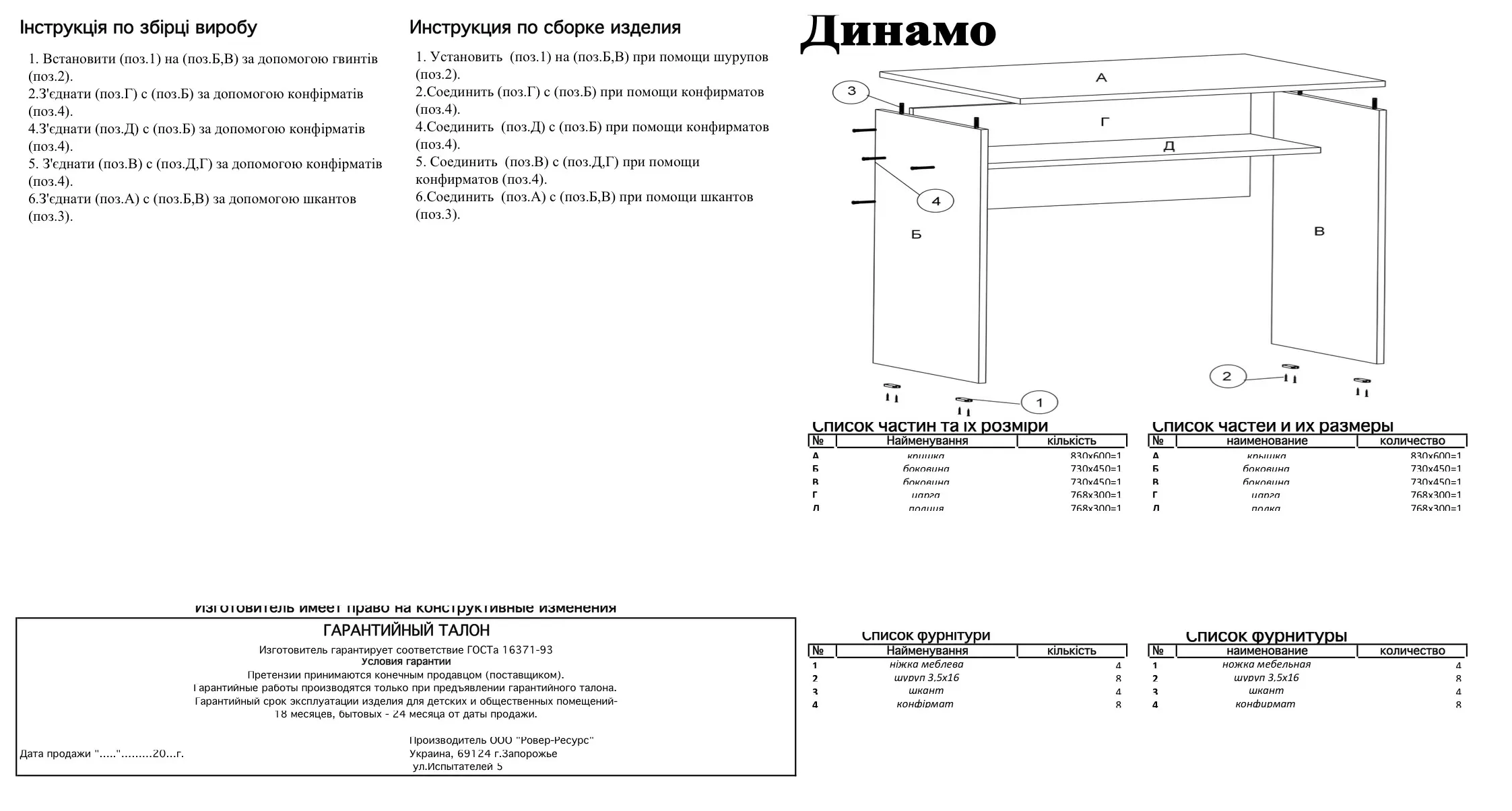 Стол письменный Динамо Дуб сонома (00036pehot) - фото 2 Стол письменный Динамо Дуб сонома (00036pehot) - фото 2
