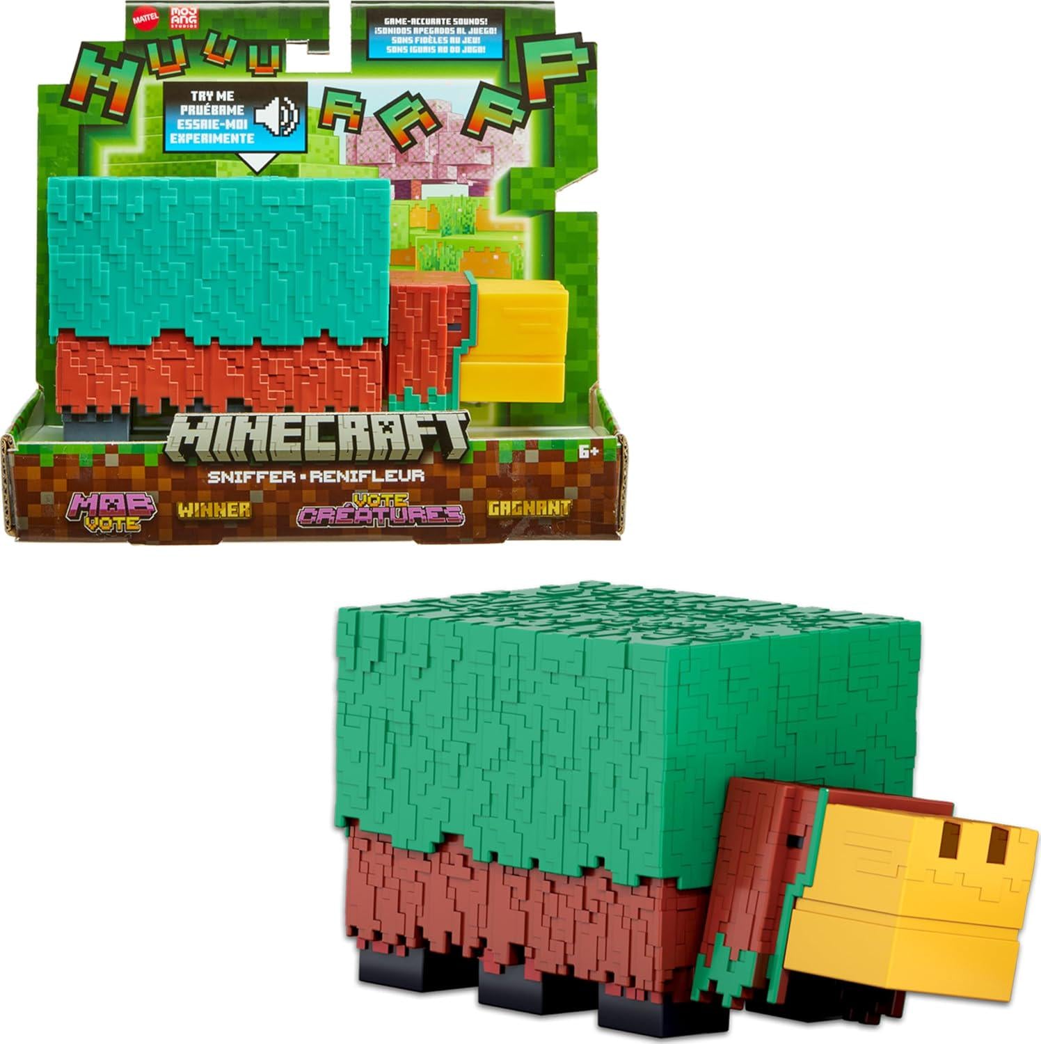Фигурка Mattel Minecraft Нюхач 17 см (HXM85) Фигурка Mattel Minecraft Нюхач 17 см (HXM85)
