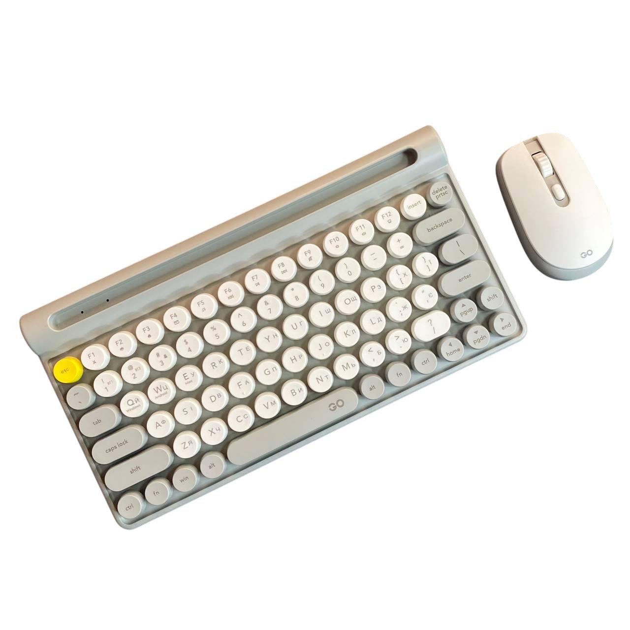 Клавиатура и мышка беспроводная Bluetooth Fantech Go WK896 Серый - фото 4 Клавиатура и мышка беспроводная Bluetooth Fantech Go WK896 Серый - фото 4