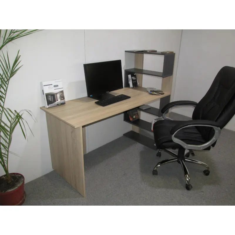 Стол компьютерный Джеко 1416P правый 141,6х60х122,4 см Нимфея Альба (23362059) - фото 6 Стол компьютерный Джеко 1416P правый 141,6х60х122,4 см Нимфея Альба (23362059) - фото 6