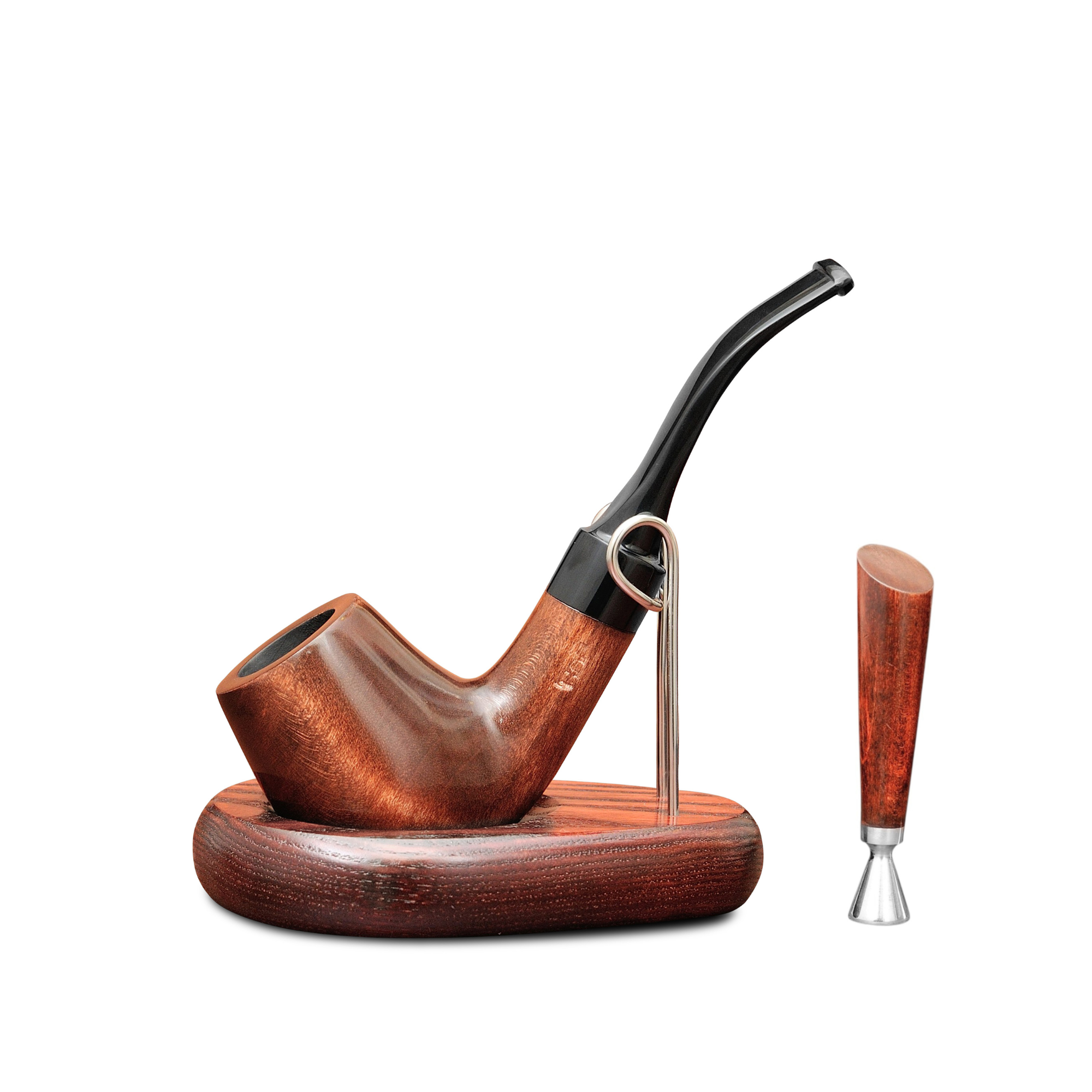 Курильна трубка KAFpipe Шерлок Холмс №229 Груша з підставкою/тампером